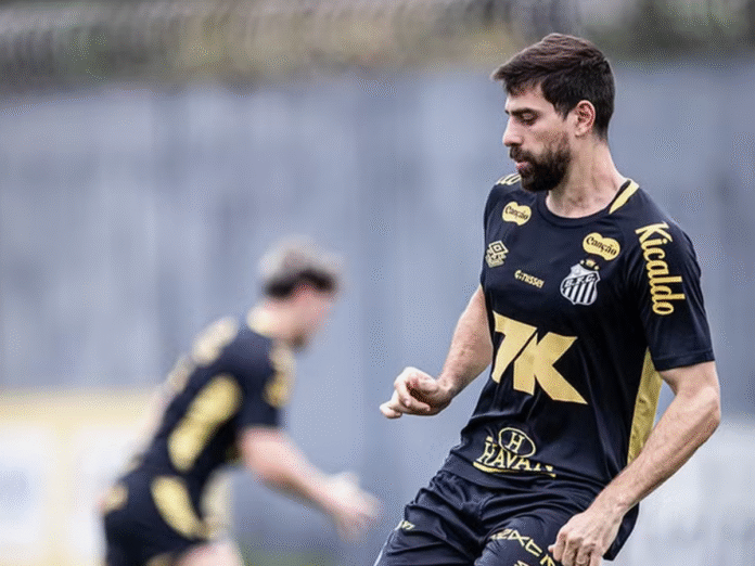 Luan Peres (Foto: Raul Baretta/ Santos FC)
