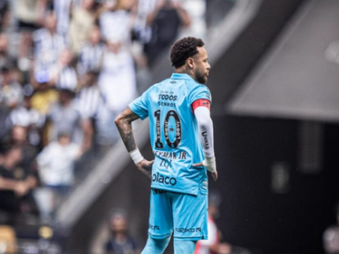 Neymar na Arena MRV (Foto: Flickr/Santos)