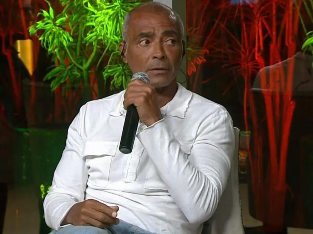 Romário em entrevista (Foto: Reprodução)