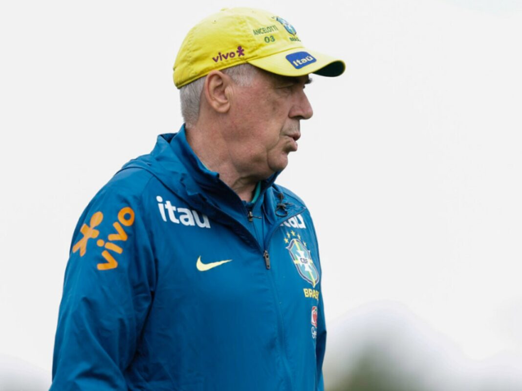 Ancelotti define prazo para fechar elenco da Seleção Brasileira