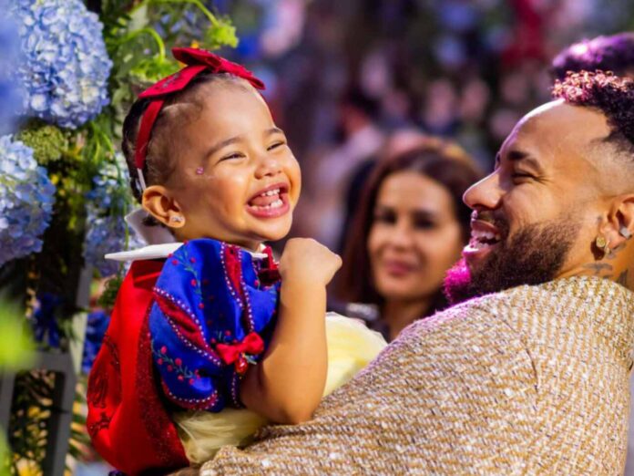 Neymar celebra aniversário de Mavie (Foto: Reprodução/Instagram)