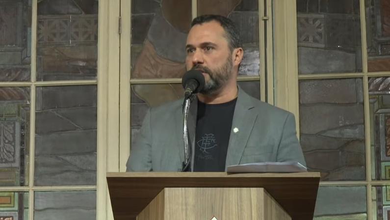 Mario Bittencourt (Foto: Reprodução/Fluminense/YouTube)