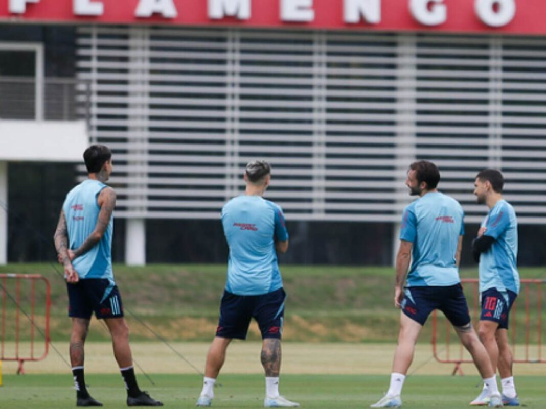 Treino do Flamengo é marcado por retorno importante visando a final da Libertadores