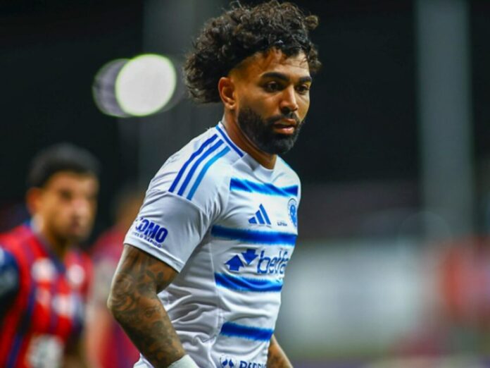 Gabigol na Arena Fonte Nove (Foto: Mauricio Simões/Cruzeiro)