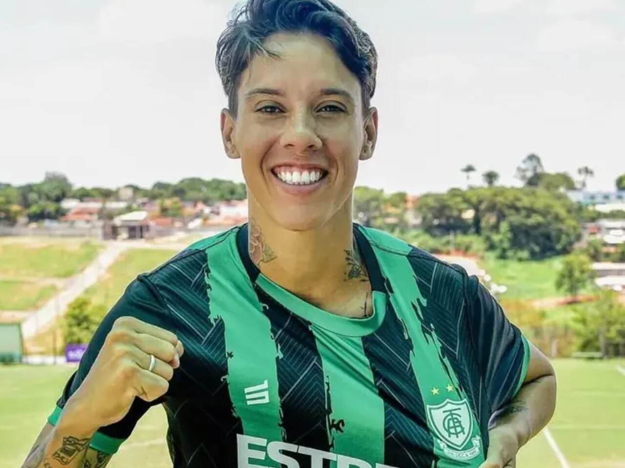 Atacante Gadu entra na mira do São Paulo (Foto: Divulgação/América-MG)