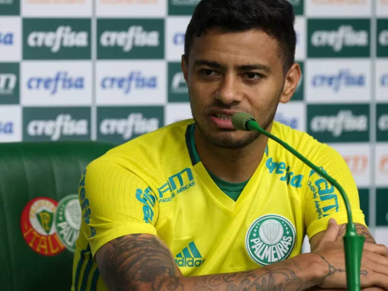 Cleiton Xavier recorda sua passagem pelo Palmeiras (Foto: César Greco/SEP)