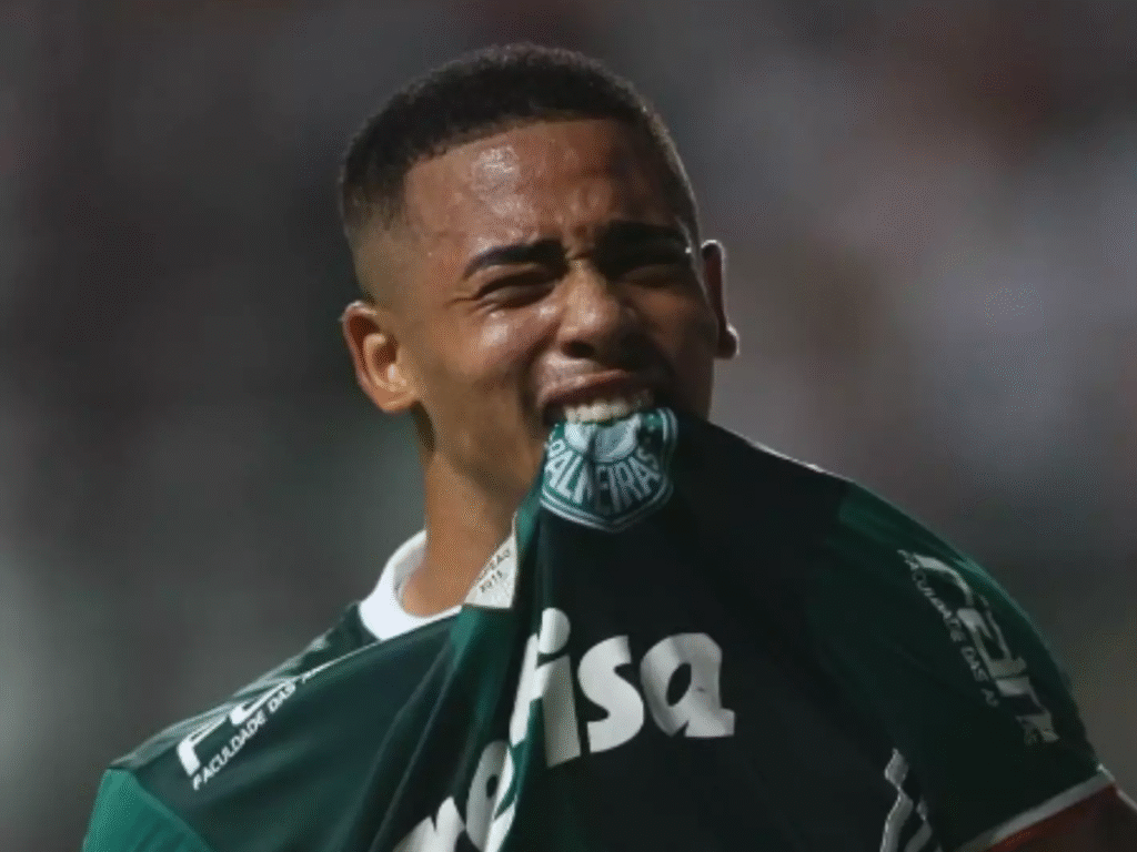 Gabriel Jesus pelo Palmeiras