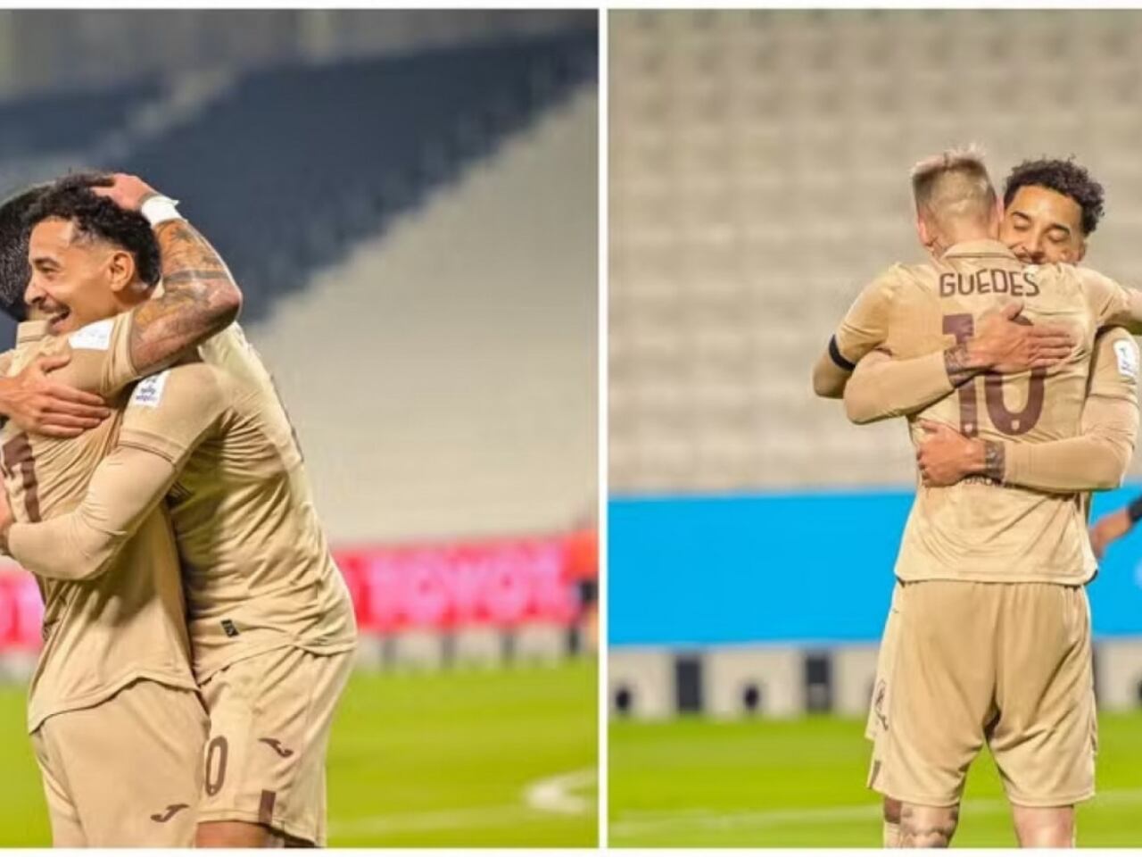 Gregore marca seu primeiro gol pelo futebol do Catar (Foto: Divulgação Oficial/Redes Sociais)