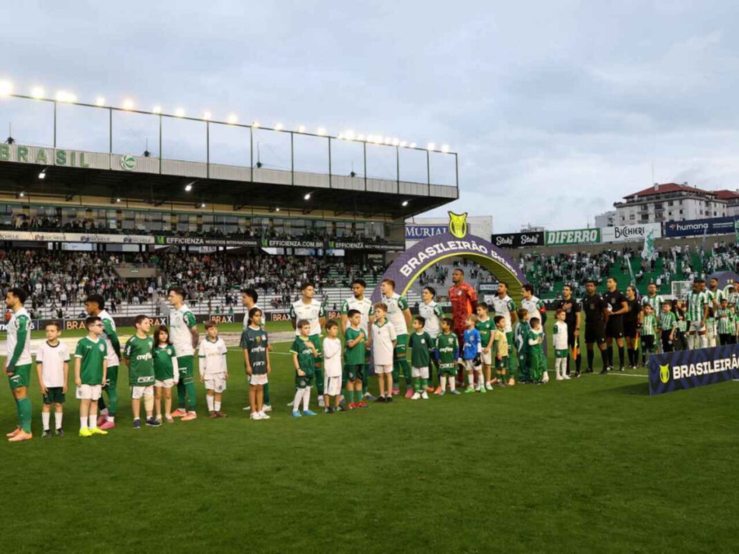 Palmeiras passa por momento inusitado em partida contra o Juventude