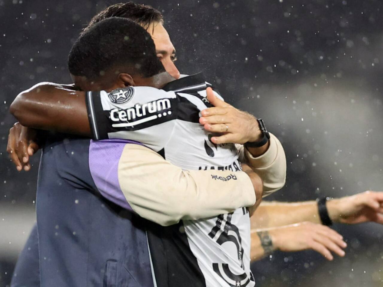 Kadir com Davide Ancelotti