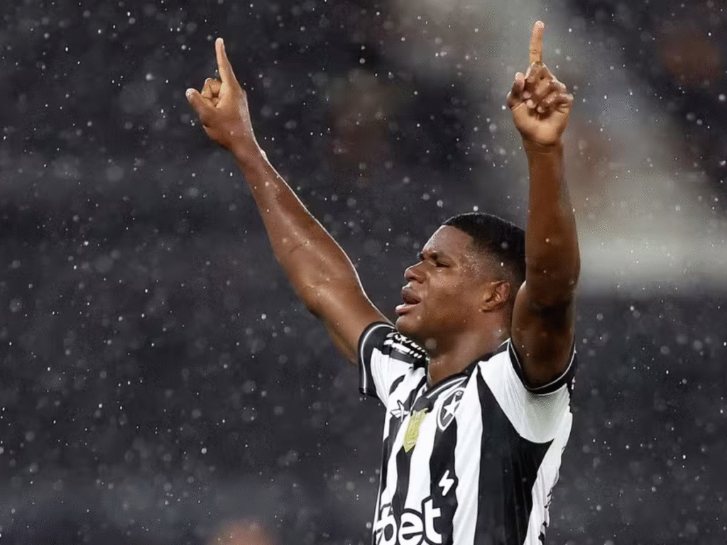 Kadir em ação pelo Botafogo