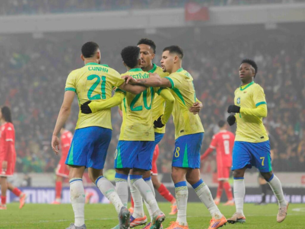 Jogadores da Seleção Brasileira