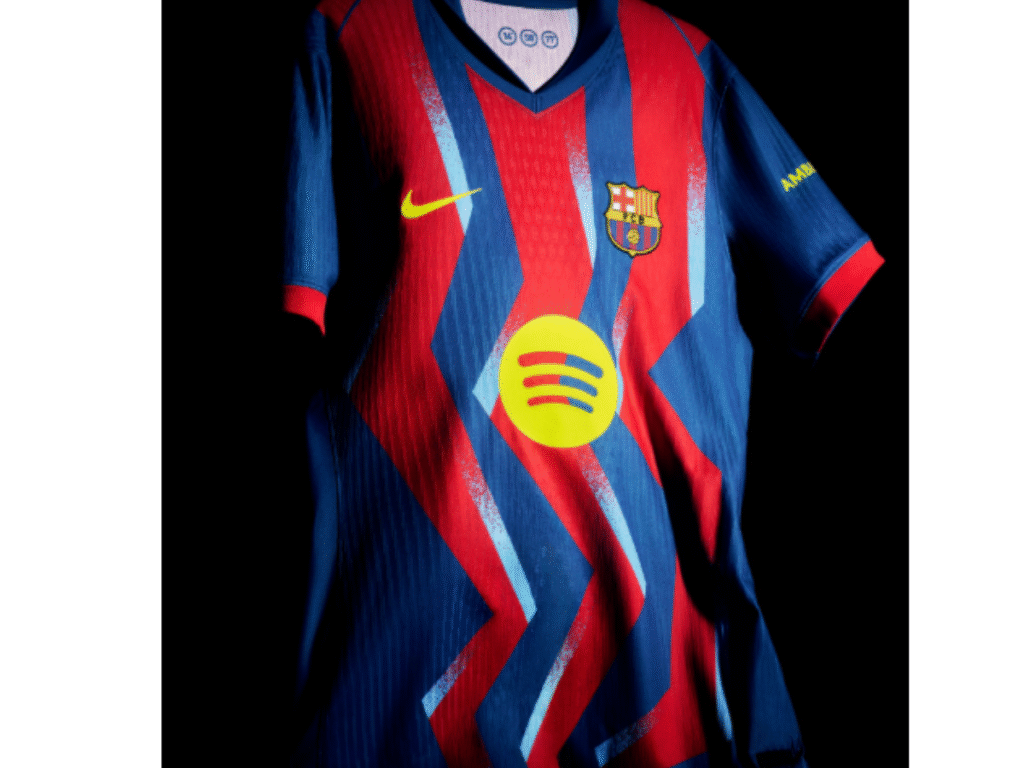 nova camisa do Barcelona, inspirada em Ronaldinho