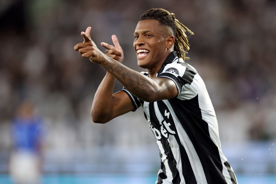 Danilo no Estádio Nilton Santos