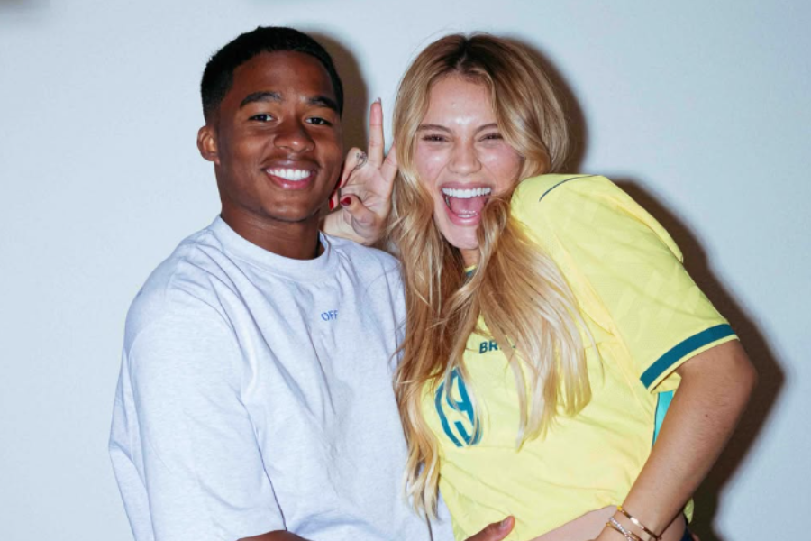 Endrick revela nome do primeiro filho com Gabriely