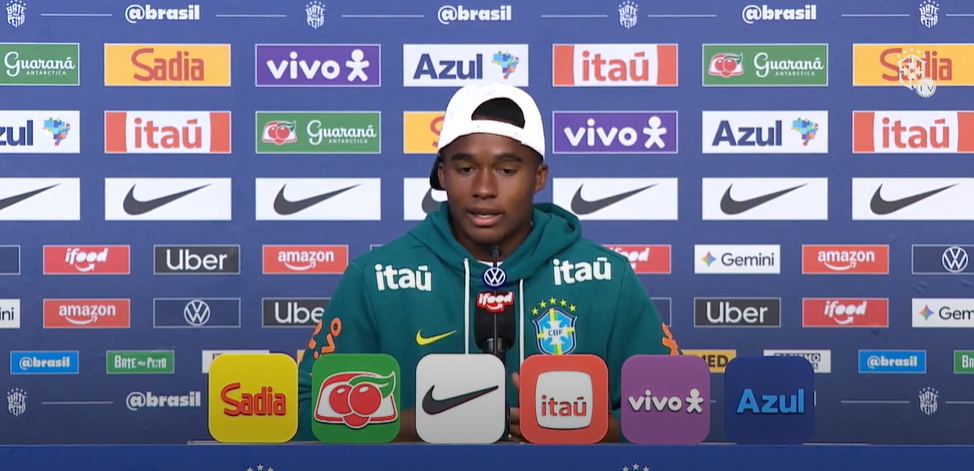 Endrick é sincero ao falar sobre o jogo entre Brasil x Noruega