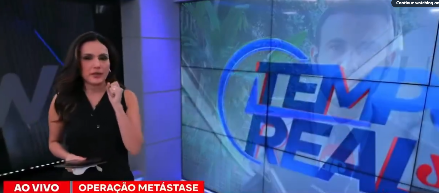 Após suposta discussão com a direção, apresentadora deixa programa ao vivo chorando