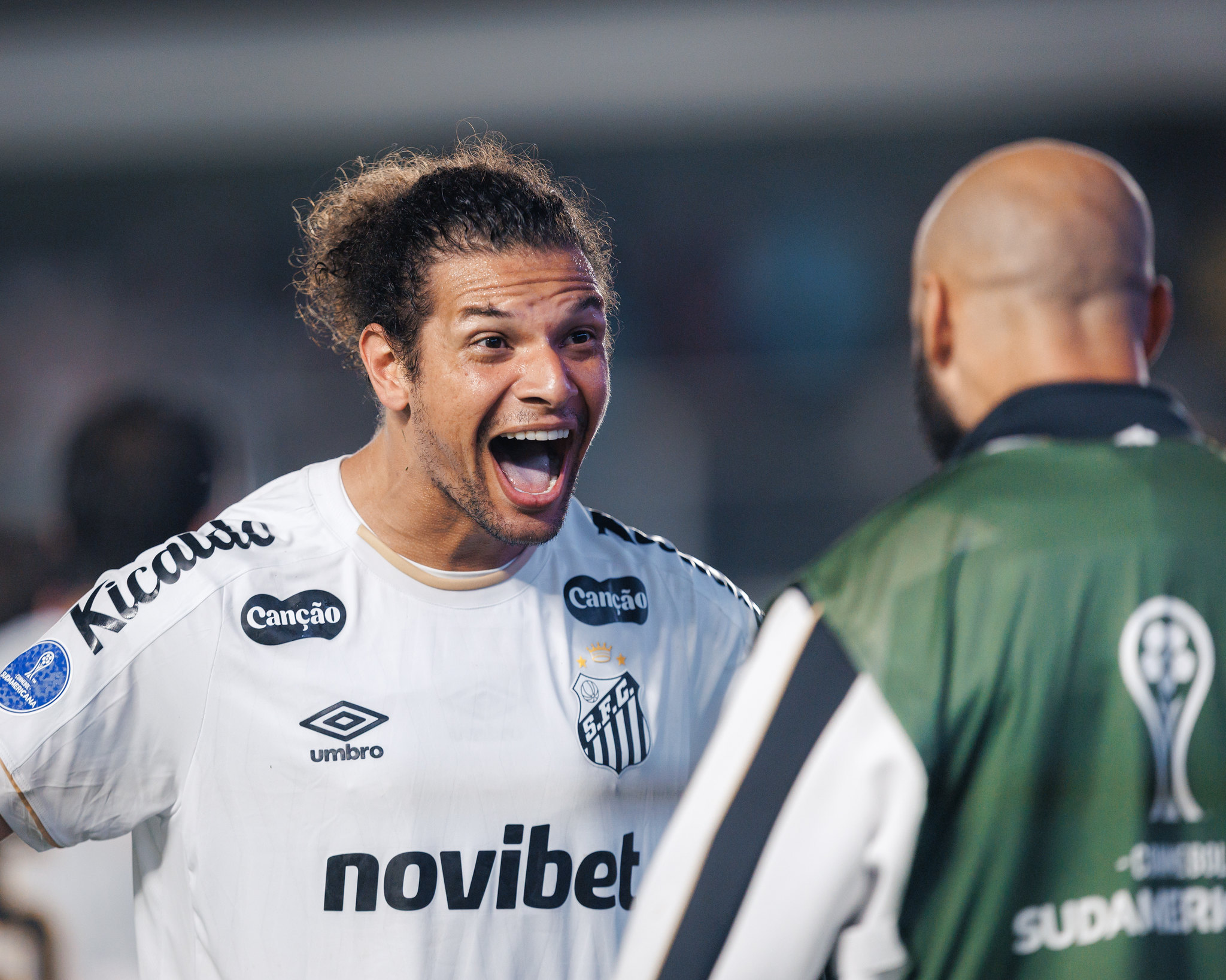 Volante Willian Arão. Foto: Raul Baretta/ Santos FC.