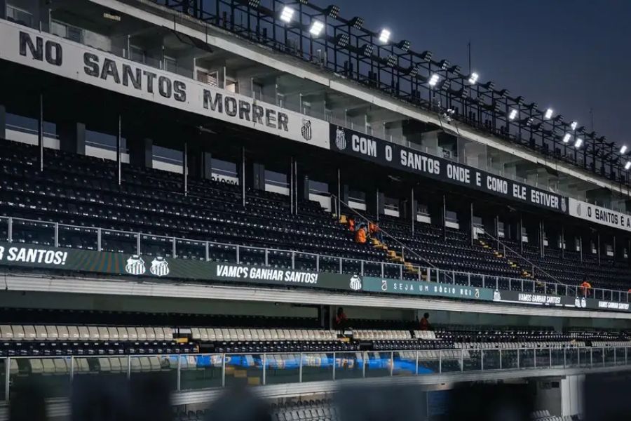 Vila Belmiro será utilizada por rival do Santos no Brasileirão
