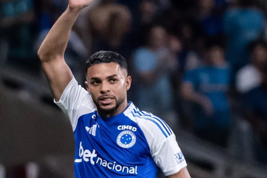 A declaração de Wanderson após gol na vitória do Cruzeiro sobre o Corinthians