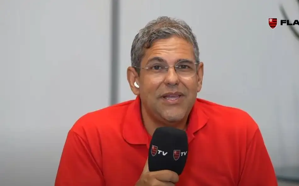 Narrador do Flamengo, João Guilherme ironiza proibição às bets no futebol Narrador do Flamengo, João Guilherme ironiza proibição às bets no futebol