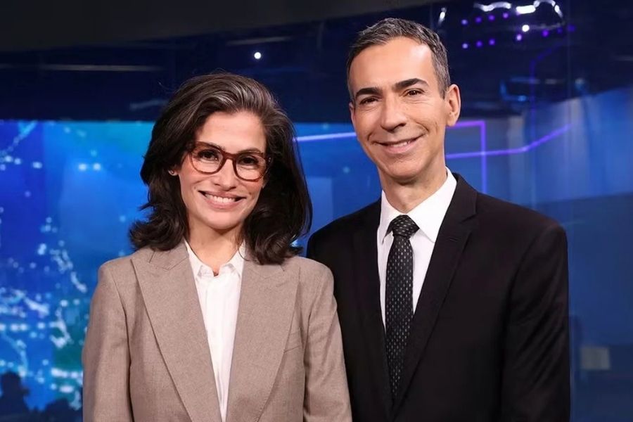 Rede Globo irá substituir Renata Vasconcellos e César Tralli