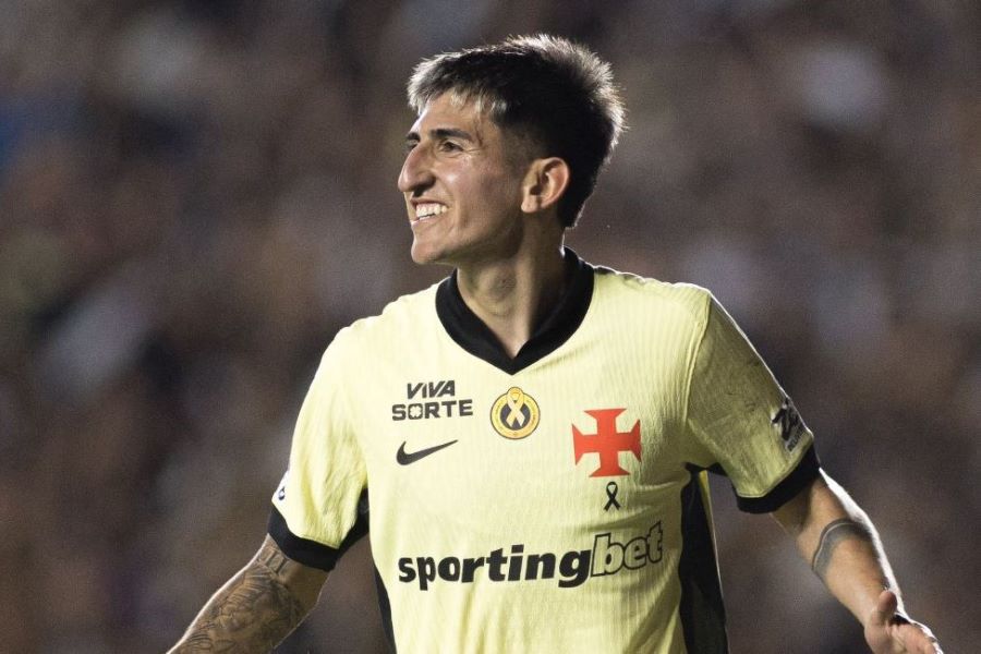 Lescano marca 1º gol pelo Vasco, e torcida comemora Lescano pelo Vasco