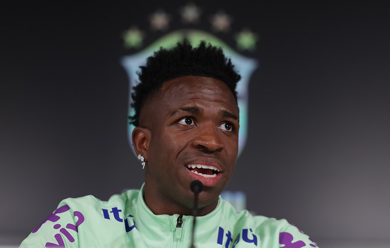 Vini Jr usava CT do Real Madrid para fugir de Virginia, crava imprensa Vini Jr usava CT do Real Madrid para fugir de Virginia, crava imprensa