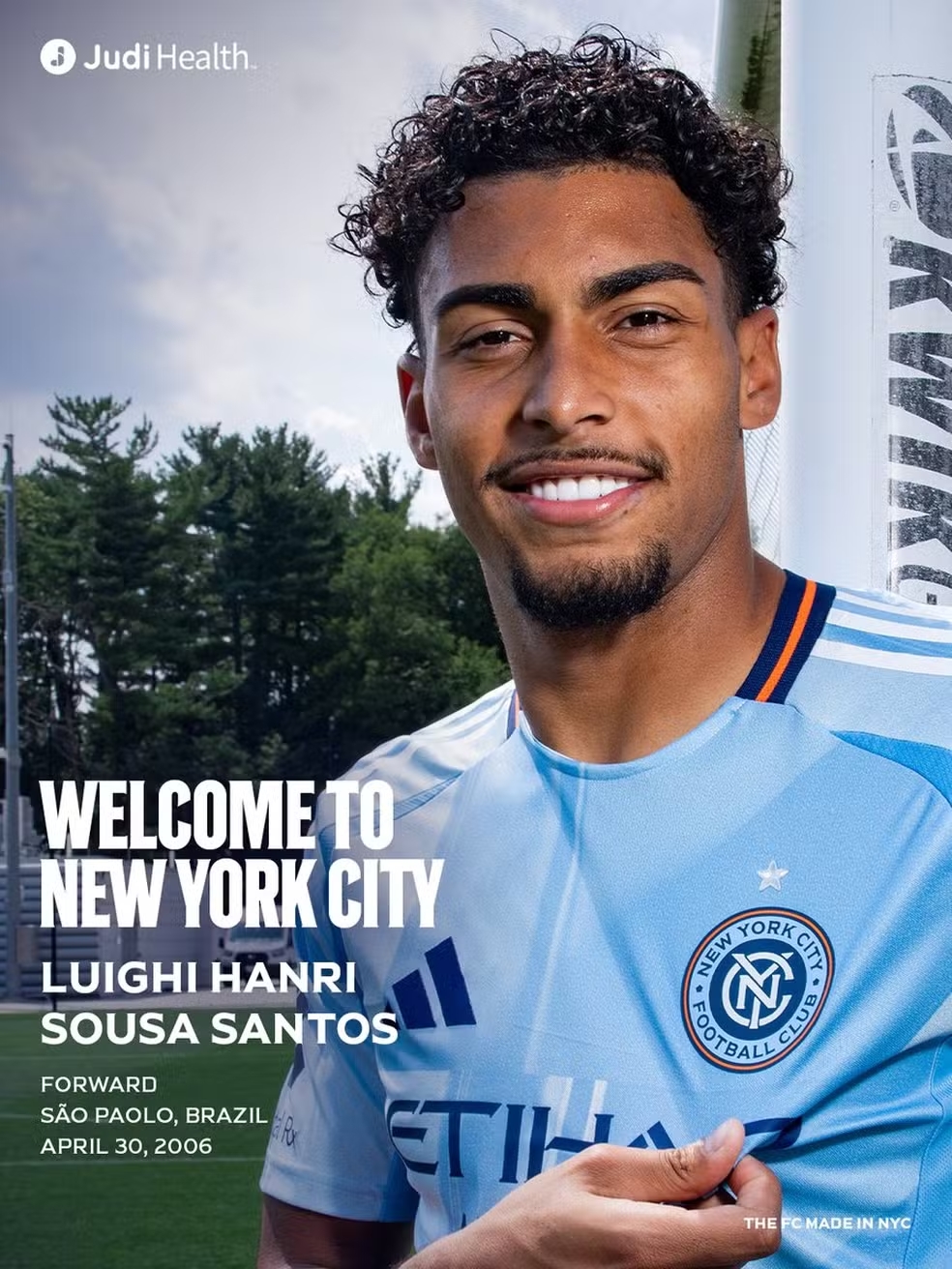 Luighi se destaca no New York City e Palmeiras deve embolsar montante milionário Luighi se destaca no New York City e Palmeiras deve embolsar montante milionário