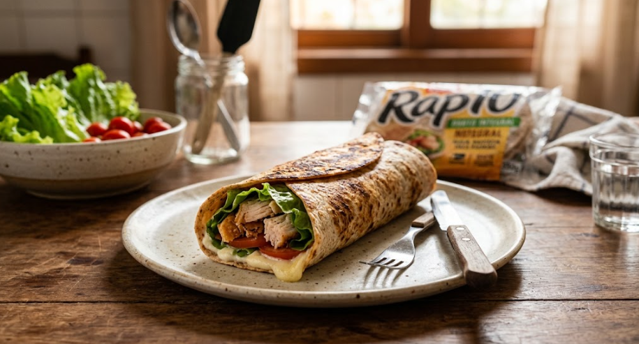 Wrap de preguiçoso saudável: receita para quem não quer ter trabalho na cozinha Wrap de preguiçoso saudável: receita para quem não quer ter trabalho na cozinha