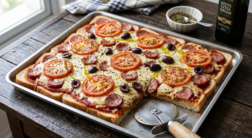Faça essa pizza de preguiçoso saudável ainda hoje em sua casa Faça essa pizza de preguiçoso saudável ainda hoje em sua casa